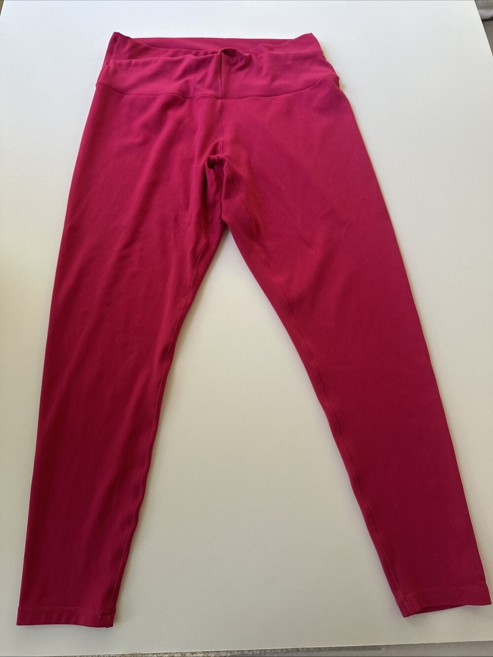 Jessica Simpson Women’s Pink Leggings Size Large workout running lightweight EUC